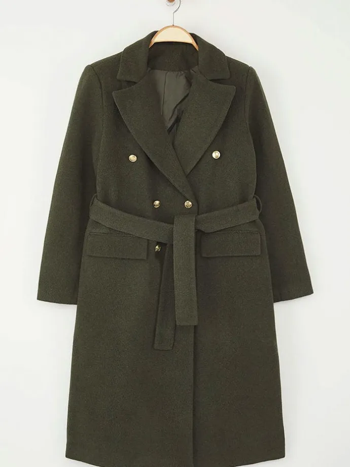 Płaszcz przejściowy w kolorze khaki
