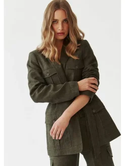 Płaszcz przejściowy w kolorze khaki
