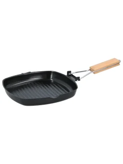 Patelnia grillowa w kolorze czarnym - Ø 24 cm