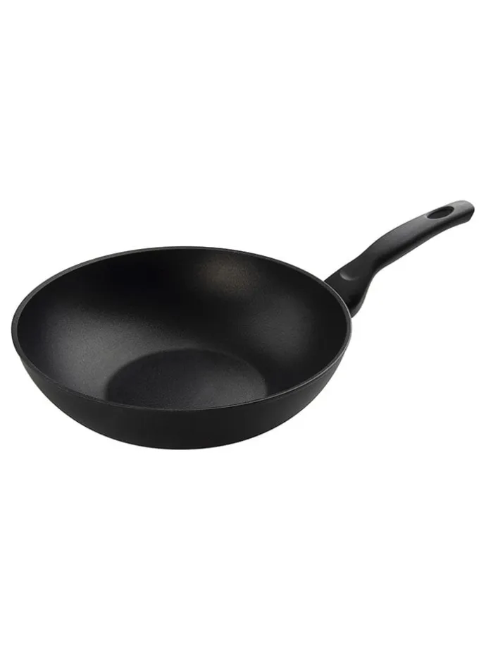 Patelnia wok "Panarena" w kolorze czarnym - Ø 28 cm