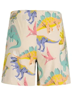 Piżama w kolorze beżowym ze wzorem
