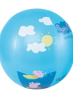 Piłka "Świnka Peppa" w kolorze turkusowym - 10 m+