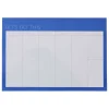 Planer tygodniowy w kolorze niebieskim - 29,7 x 21 cm