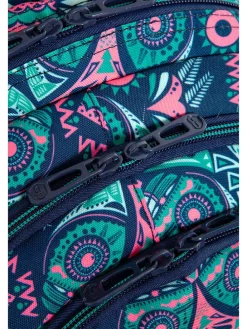 Plecak "Coolpack Drafter" w kolorze granatowo-turkusowo-różowym