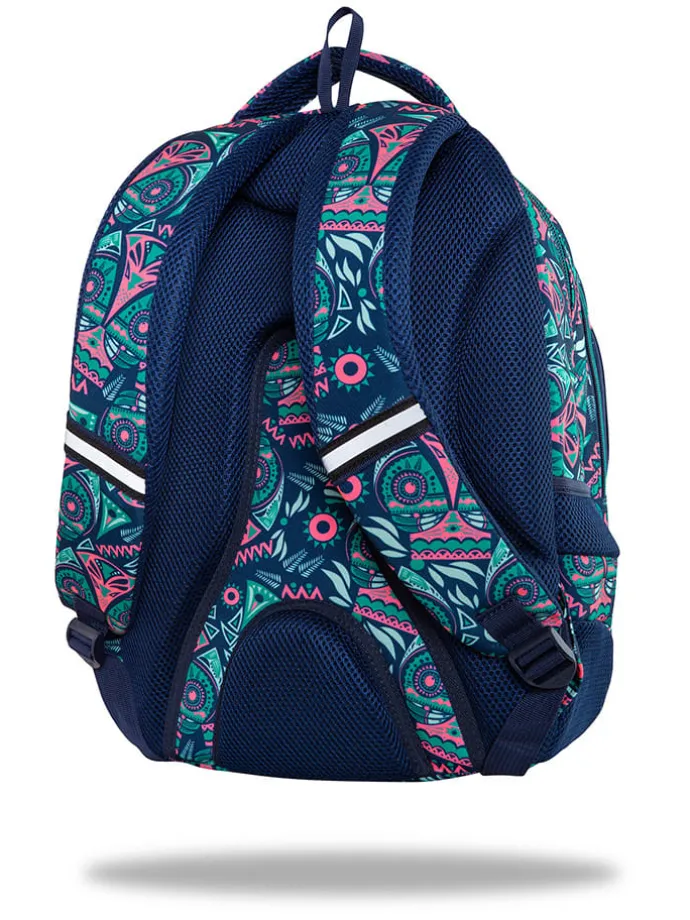 Plecak "Coolpack Drafter" w kolorze granatowo-turkusowo-różowym