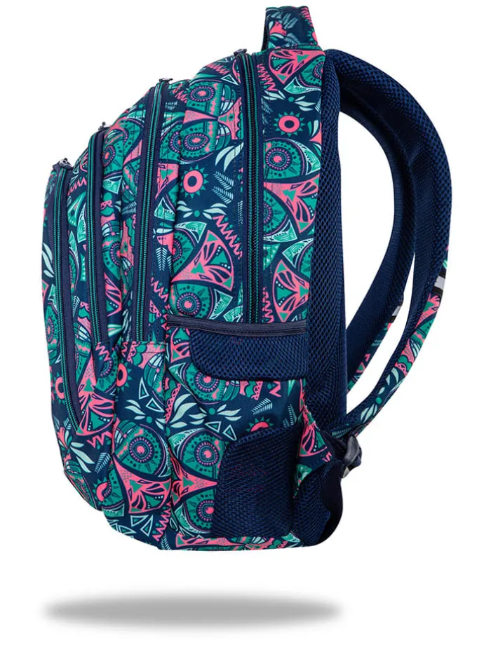 Plecak "Coolpack Drafter" w kolorze granatowo-turkusowo-różowym