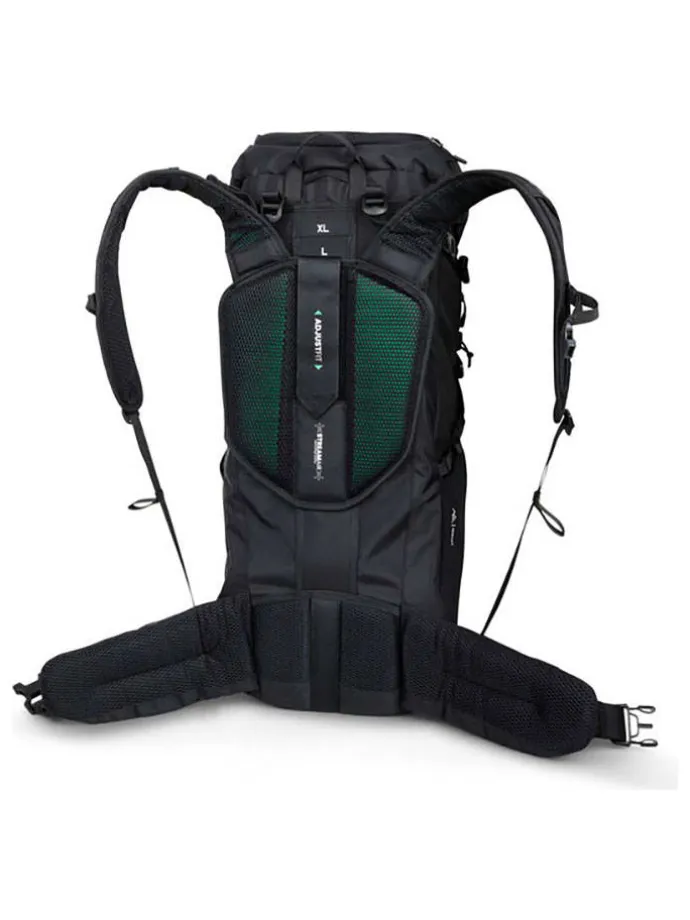 Plecak outdoor "Blackfell IV" w kolorze czarnym - 65 l