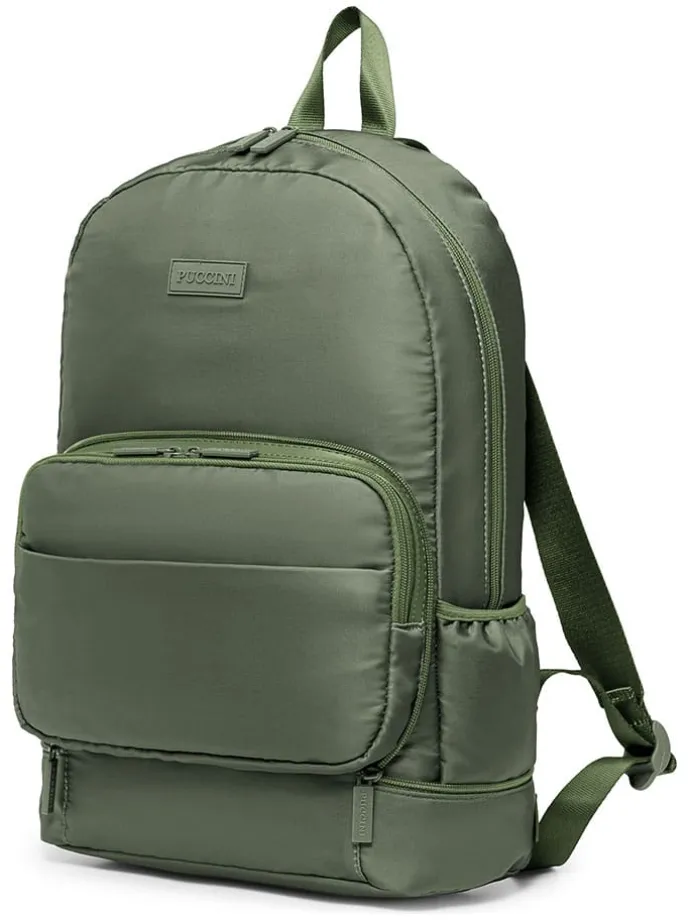 Plecak "2w1" w kolorze khaki - 29 x 42 x 16 cm