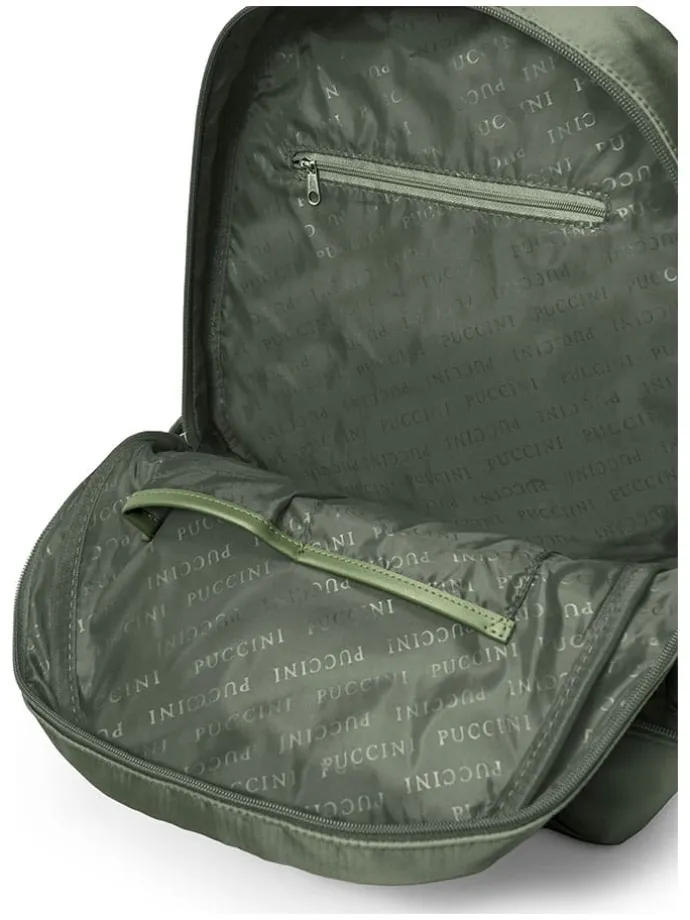 Plecak "2w1" w kolorze khaki - 29 x 42 x 16 cm