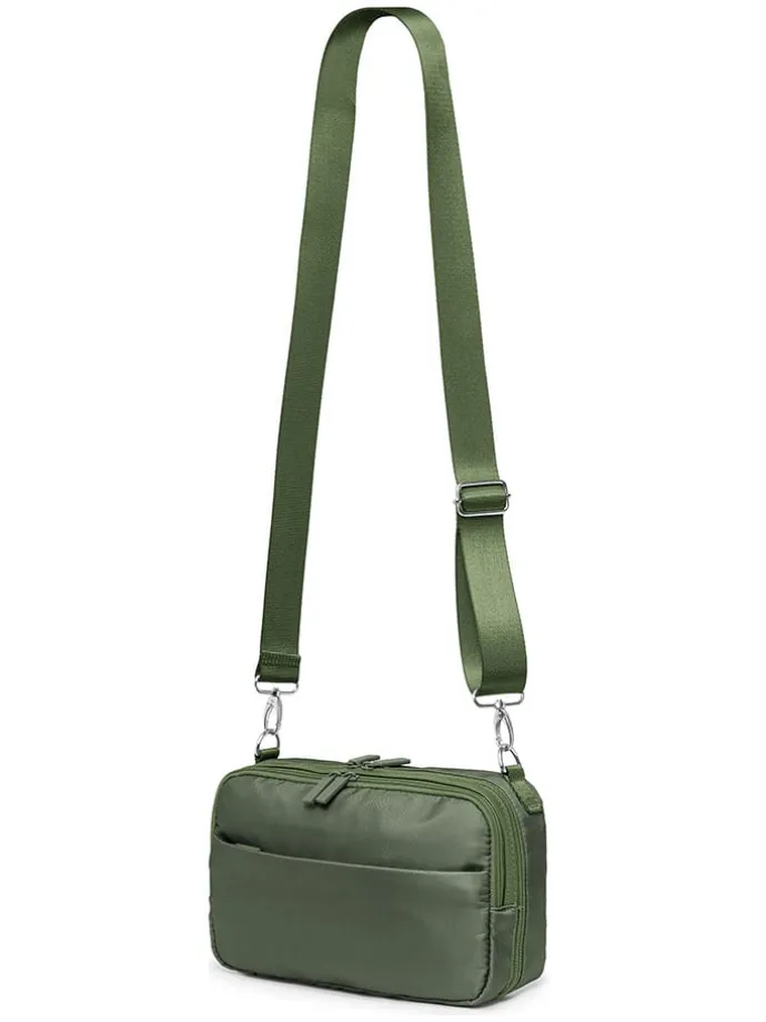 Plecak "2w1" w kolorze khaki - 29 x 42 x 16 cm