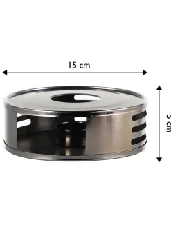 Podgrzewacz w kolorze czarnym - Ø 15 cm