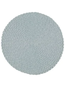 Podkładka stołowa "Letti" w kolorze błękitnym - Ø 38 cm