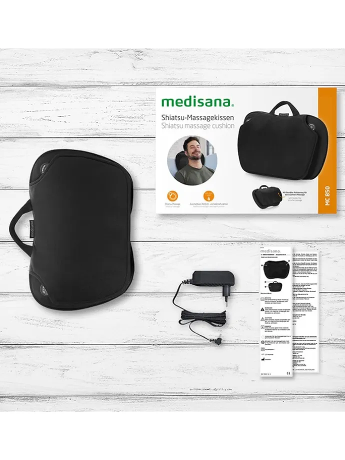 Poduszka "MC 850" w kolorze czarnym do masażu Shiatsu
