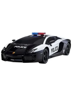 Pojazd zdalnie sterowany "Lamborghini Aventador Coupé Police" - 8+