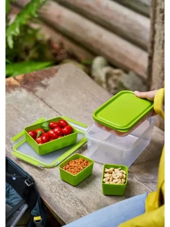 Pojemnik "Clip & Go" w kolorze zielonym na żywność - 2,2 l