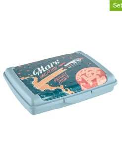 Pojemniki (2 szt.) w kolorze błękitno-turkusowym na lunch - 500 ml