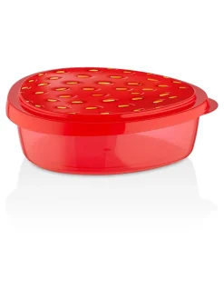 Pojemniki (6 szt.) w kolorze czerwono-zielonym - 800 ml
