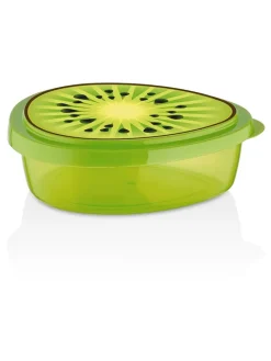 Pojemniki (6 szt.) w kolorze czerwono-zielonym - 800 ml