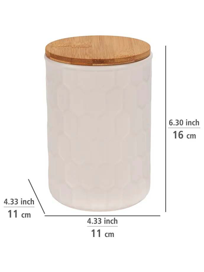 Pojemnik "Maya" w kolorze kremowym - 900 ml