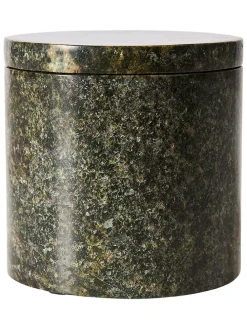 Pojemnik "Vita" w kolorze ciemnozielonym - wys. 10 x Ø 10 cm