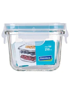 Pojemnik w kolorze błękitnym do mikrofalówki - 210 ml
