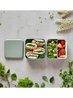 Pojemnik w kolorze kremowo-zielonym na lunch - 1,7 l