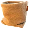 Polarowy szal-koło "Camel" w kolorze pomarańczowym - 50 x 24 cm