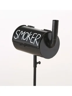 Popielniczka ogrodowa "Smoker" w kolorze czarnym - wys. 16 cm