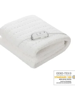 Prześcieradło elektryczne "Maxi Fleece HU 672" w kolorze białym