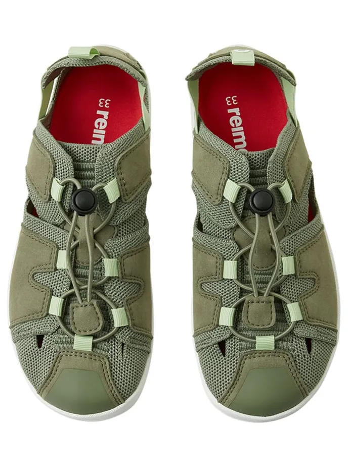 Półsandały "Valoa" w kolorze khaki