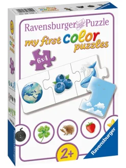 Puzzle (6x 4 elementy) "Learning Colors" - 2+