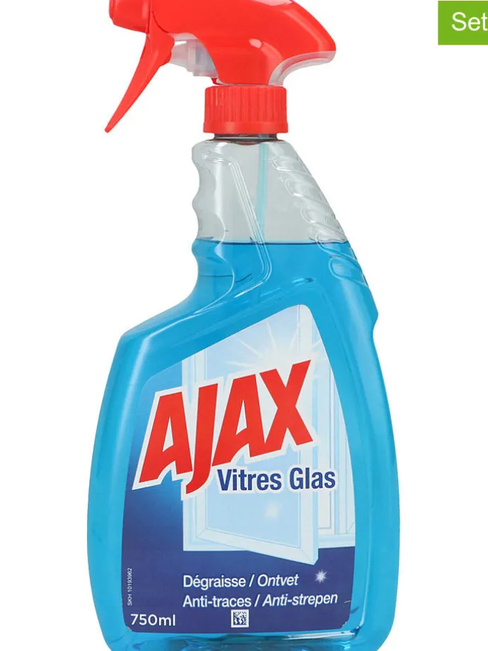 Środki do czyszczenia szkła (6 szt.) "Triple Action" - 6x 750 ml