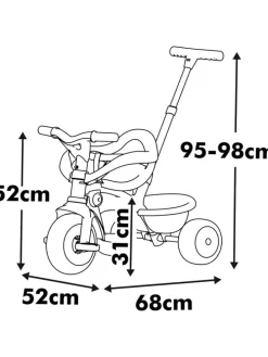 Rowerek trójkołowy 2w1