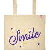 Shopper bag "Smile" w kolorze beżowym