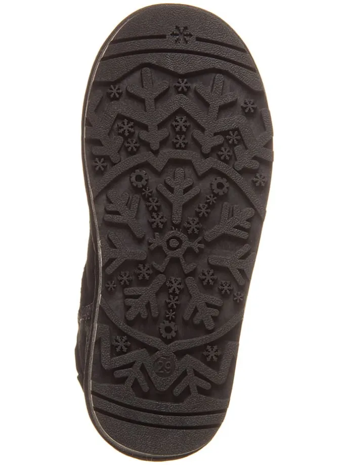 Skórzane botki "Minaki w kolorze czarnym