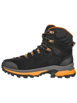 Skórzane botki trekkingowe "Corvara GTX" w kolorze czarnym
