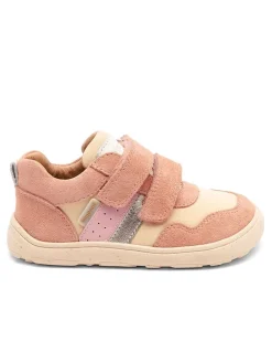 Skórzane buty barefoot "Kylie" w kolorze pomarańczowo-jasnoróżowym