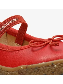Skórzane buty barefoot "Sofia" w kolorze czerwonym