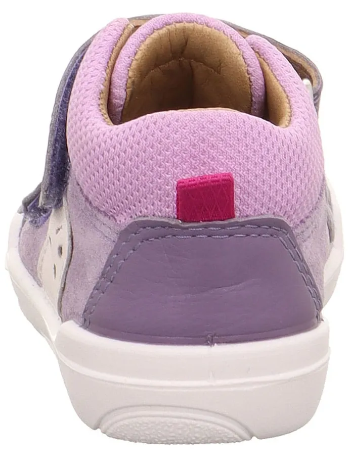 Skórzane buty barefoot "Superfree" w kolorze fioletowym