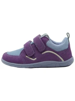 Skórzane buty barefoot w kolorze fioletowym