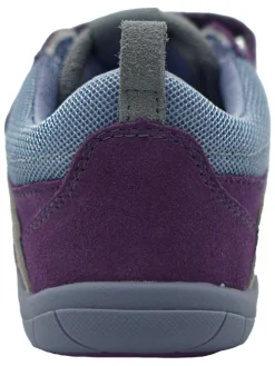 Skórzane buty barefoot w kolorze fioletowym