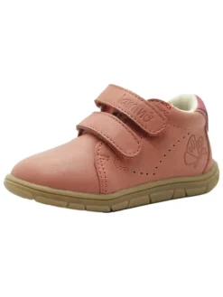 Skórzane buty barefoot w kolorze czerwonym