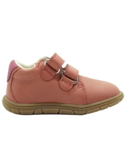 Skórzane buty barefoot w kolorze czerwonym