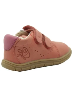 Skórzane buty barefoot w kolorze czerwonym