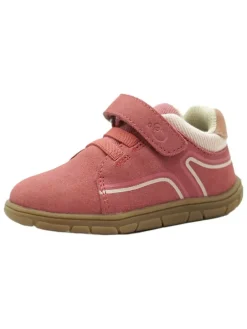 Skórzane buty barefoot w kolorze jasnoróżowym
