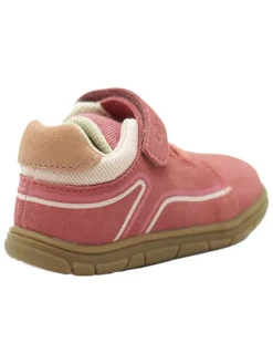 Skórzane buty barefoot w kolorze jasnoróżowym