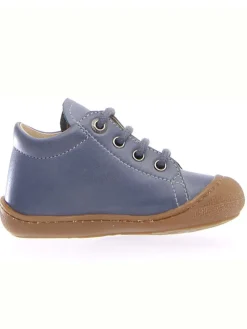 Skórzane buty "Cocoon" w kolorze niebieskim do nauki chodzenia