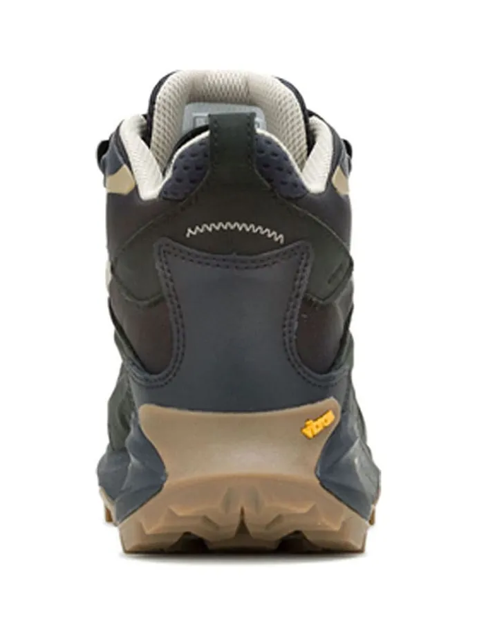Skórzane buty trekkingowe "Moab Speed 2 Mid" w kolorze granatowo-czarnym