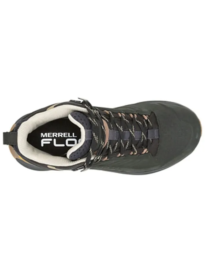 Skórzane buty trekkingowe "Moab Speed 2 Mid" w kolorze granatowo-czarnym
