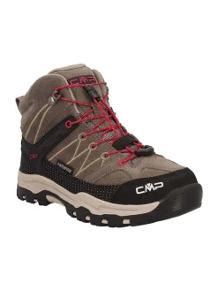 Skórzane buty trekkingowe "Rigel" w kolorze brązowo-czarnym